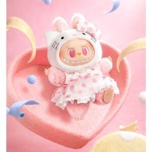 POPMART The Monsters x Hello Kitty Series Labubu - Authentic - pink Hello Kitty